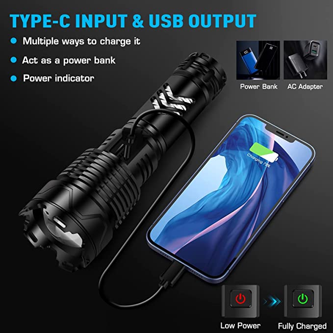 Midnight FLASH Tactical LED Flashlight