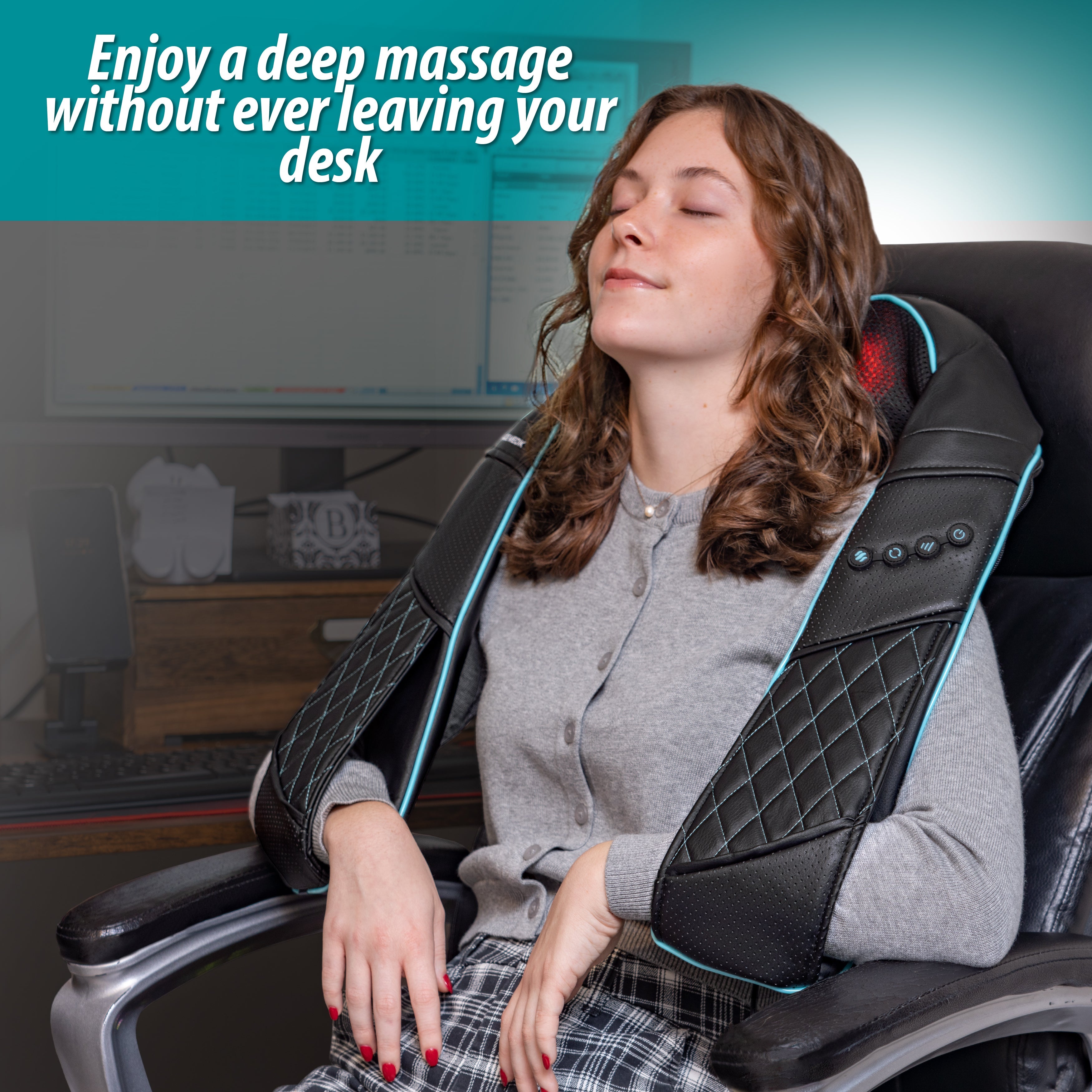 Massage Medik Heated Neck & Back Massager