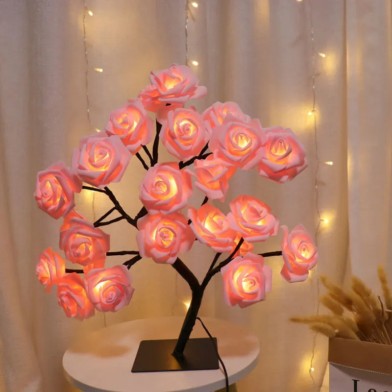 Elegant Rose Tree Accent